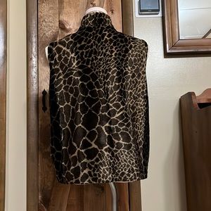 Animal Print Vest